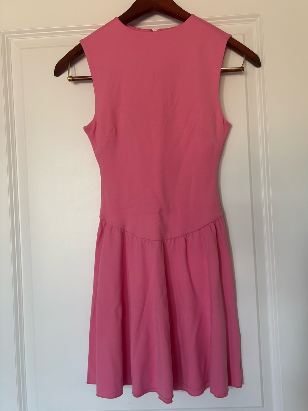 GUIZIO Erisa Pink Drop Waist Mini Dress XS